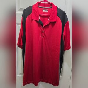 Grand Slam Red and Black Polo Shirt Xxl